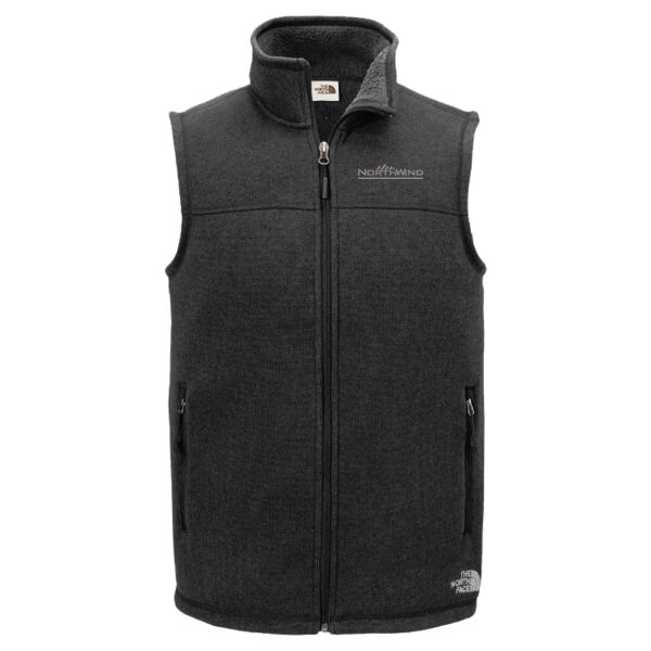 Embroidered - Sweater Fleece Vest Thumbnail
