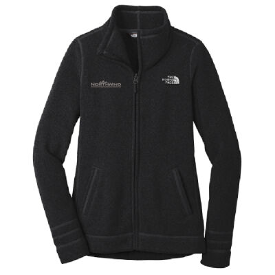 Embroidered - Ladies Sweater Fleece Jacket Thumbnail