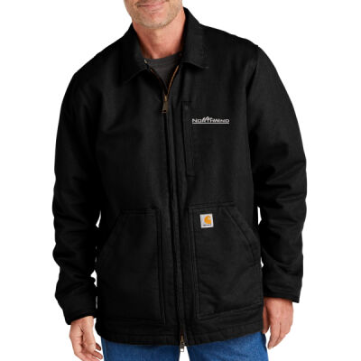 Embroidered - Tall Sherpa Lined Coat Thumbnail