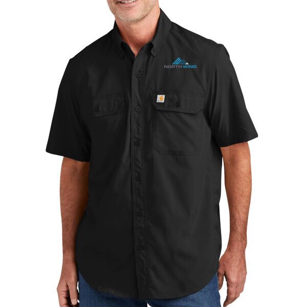 Embroidered - Force ® Solid Short Sleeve Shirt Thumbnail