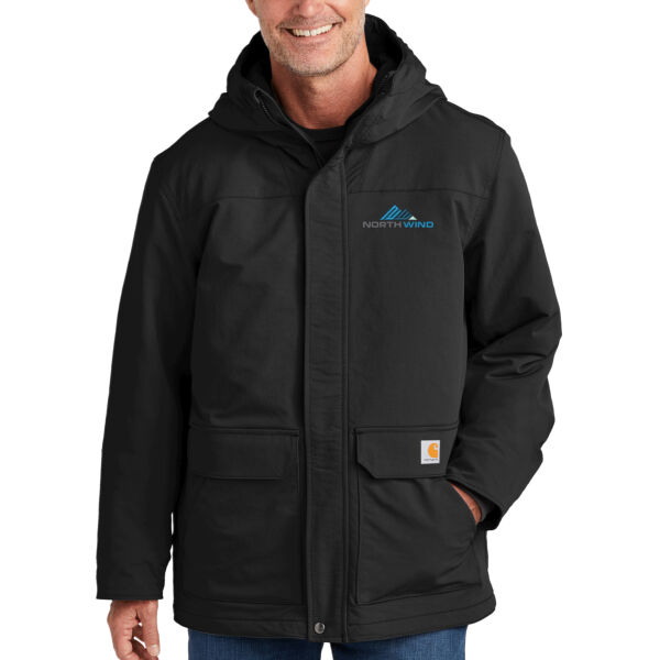 Embroidered - Super Dux Insulated Hooded Coat Thumbnail