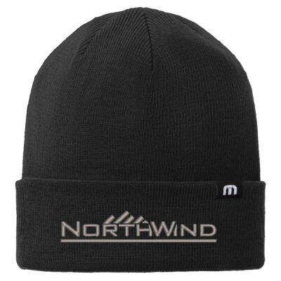 Embroidered  - Solid Cuffed Beanie Thumbnail
