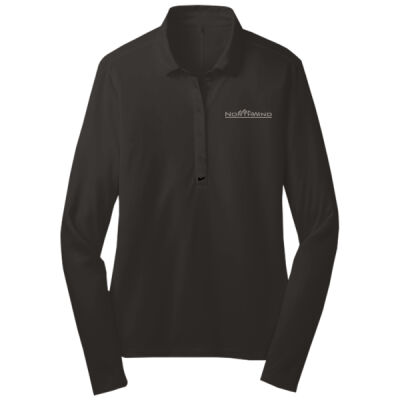 Embroidered  - Ladies Long Sleeve Dri FIT Stretch Tech Polo Thumbnail