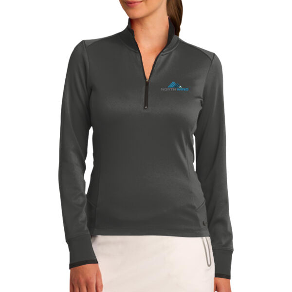 Embroidered  - Ladies Dri FIT 1/2 Zip Cover Up Thumbnail
