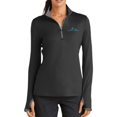 Embroidered  - Ladies Dri FIT Stretch 1/2 Zip Cover Up Thumbnail