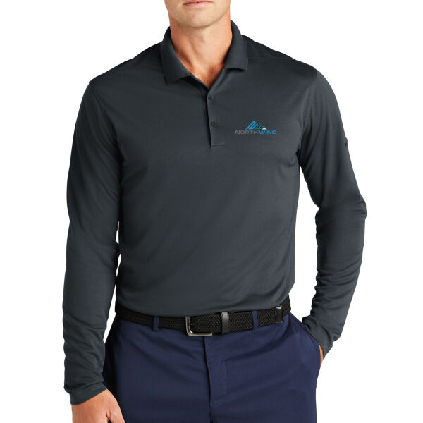 Embroidered  - Dri FIT Micro Pique 2.0 Long Sleeve Polo Thumbnail