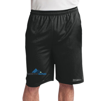 North Wind Printed - PosiCharge ® Tough Mesh Pocket Short Thumbnail