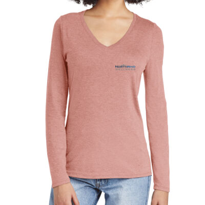 NWW - Women's Perfect Tri ® Long Sleeve V Neck Tee Thumbnail
