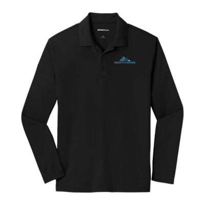 Embroidered  - PosiCharge ® RacerMesh ® Long Sleeve Polo Thumbnail