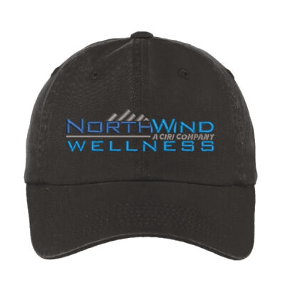 NWW Embroidered  - Ladies Garment Washed Cap Thumbnail