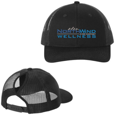 NWW Embroidered  - Snapback Ponytail Trucker Cap Thumbnail