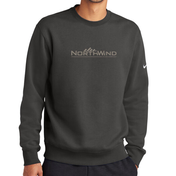 North Wind Printed - Club Fleece Sleeve Swoosh Crew Thumbnail