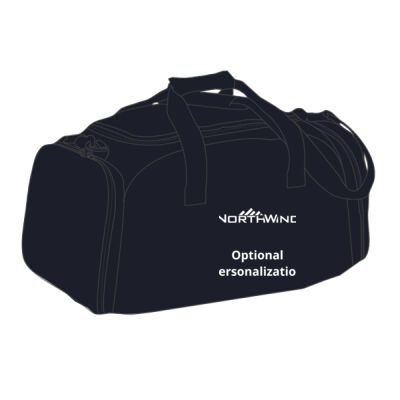 North Wind Printed Personalized - Medium Two Tone Duffel Thumbnail