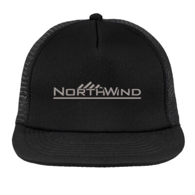 Embroidered  - Flat Bill Snapback Trucker Cap  Thumbnail