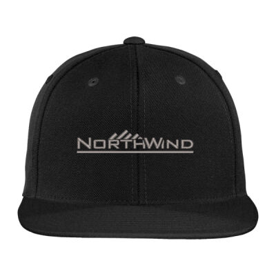 Embroidered  - Yupoong ® Flat Bill Snapback Cap Thumbnail