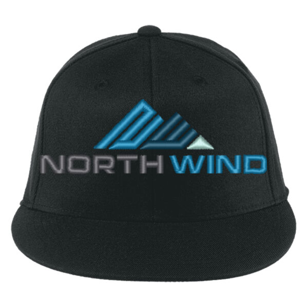 Embroidered  - Flexfit 210 ® Flat Bill Cap Thumbnail