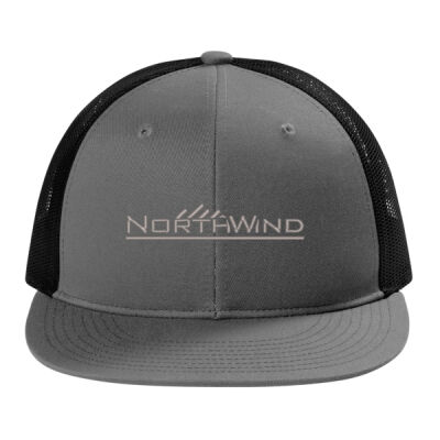 Embroidered  - Snapback Flat Bill Trucker Cap Thumbnail