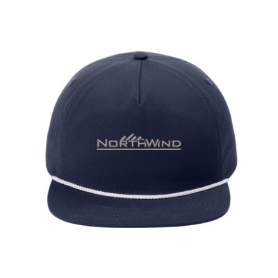 Embroidered  - 5 Panel Poly Rope Cap Thumbnail