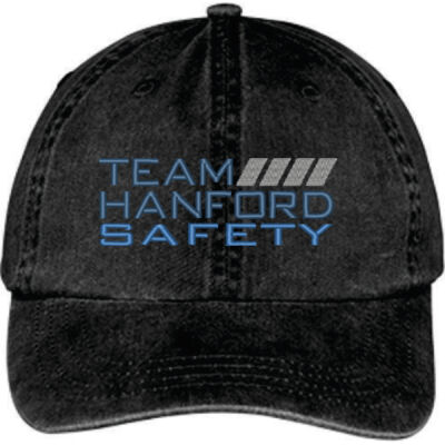 Team Hanford Safety Embroidered - Pigment Dyed Cap Thumbnail