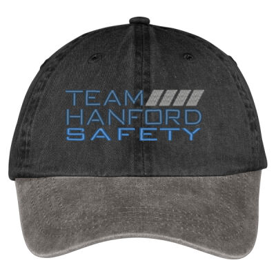 Team Hanford Safety Embroidered - Two Tone Pigment Dyed Cap Thumbnail