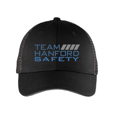 Team Hanford Safety Embroidered - Double Mesh Snapback Sandwich Bill Cap Thumbnail