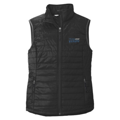THS Embroidered - Ladies Packable Puffy Vest Thumbnail