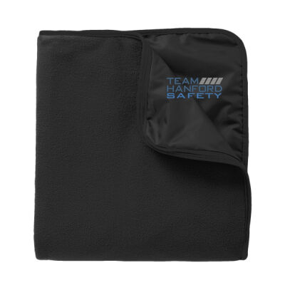 Team Hanford Safety Embroidered - Fleece & Poly Travel Blanket (limited stock) Thumbnail