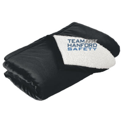 Team Hanford Safety Embroidered - Mountain Lodge Blanket Thumbnail