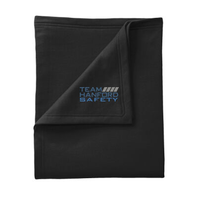 Team Hanford Safety Embroidered - Core Fleece Sweatshirt Blanket Thumbnail