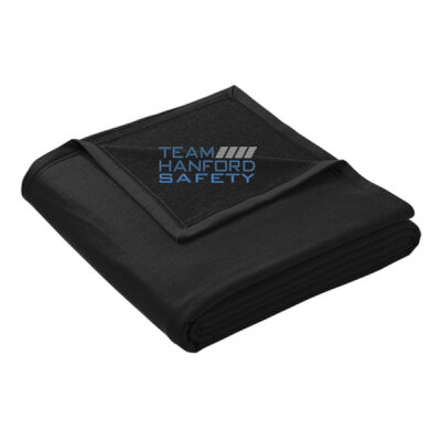 Team Hanford Safety Embroidered - Oversized Core Fleece Sweatshirt Blanket Thumbnail