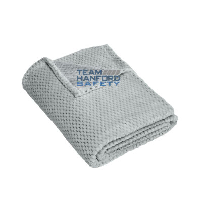 Team Hanford Safety Embroidered - Plush Texture Blanket Thumbnail