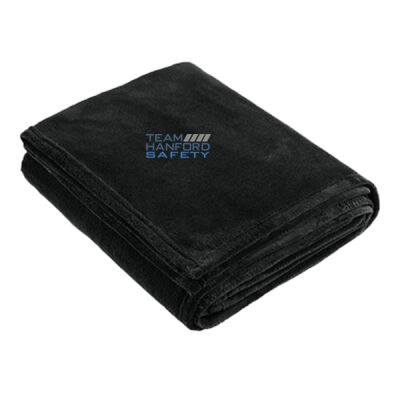 Team Hanford Safety Embroidered - Oversized Ultra Plush Blanket Thumbnail