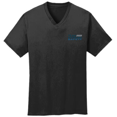 THS Printed Crest - Core Cotton V-Neck Tee Thumbnail