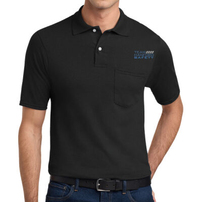 THS embroidered  - SpotShield ™ 5.4 Ounce Jersey Knit Sport Shirt with Pocket Thumbnail