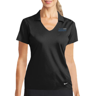 THS embroidered  - Ladies Dri FIT Vertical Mesh Polo Thumbnail