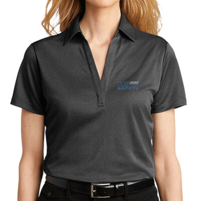 THS embroidered  - Ladies Heathered Silk Touch ™ Performance Polo Thumbnail
