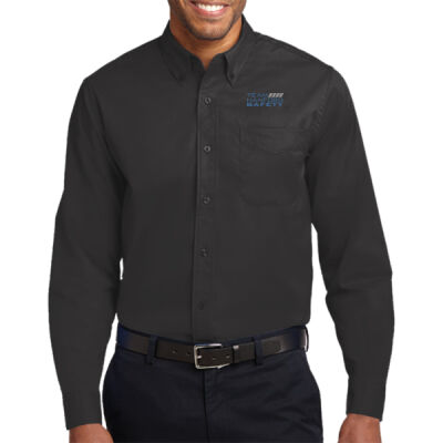 THS embroidered  - Long Sleeve Easy Care Shirt Thumbnail