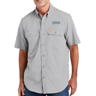 THS embroidered  - Force ® Solid Short Sleeve Shirt Thumbnail