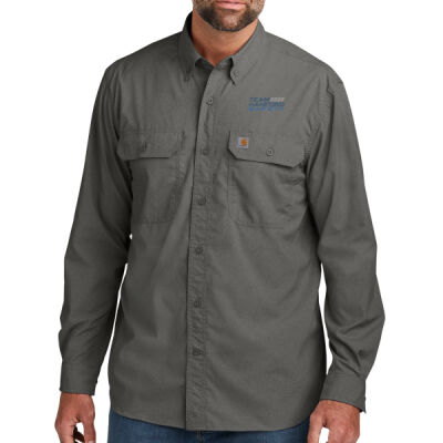 THS embroidered  - Force ® Solid Long Sleeve Shirt Thumbnail