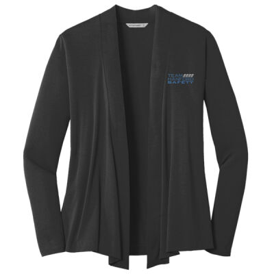 THS embroidered  - Ladies Concept Open Cardigan Thumbnail