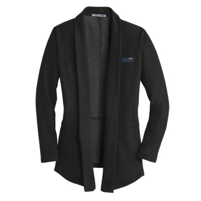 THS embroidered  - Ladies Interlock Cardigan Thumbnail