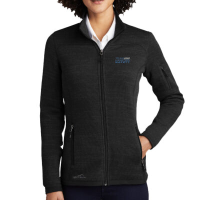 THS embroidered  - Ladies Sweater Fleece Full Zip Thumbnail