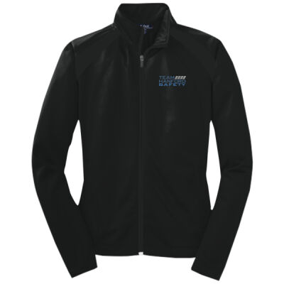 THS embroidered  - Ladies Tricot Track Jacket Thumbnail