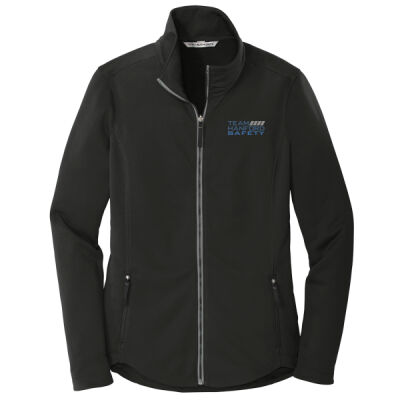 THS embroidered  - Ladies Collective Smooth Fleece Jacket Thumbnail