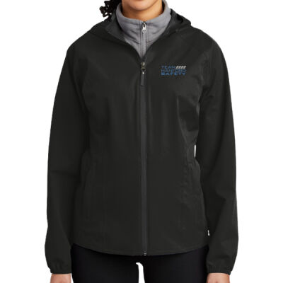 THS embroidered  - Ladies Essential Rain Jacket Thumbnail