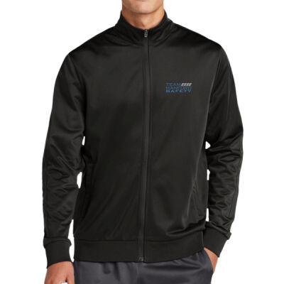 THS embroidered  - Tricot Sleeve Stripe Track Jacket Thumbnail