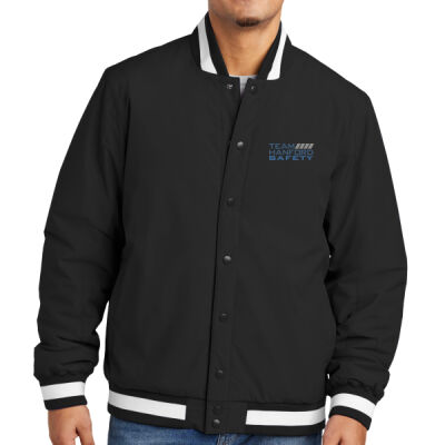 THS embroidered  - Insulated Varsity Jacket Thumbnail