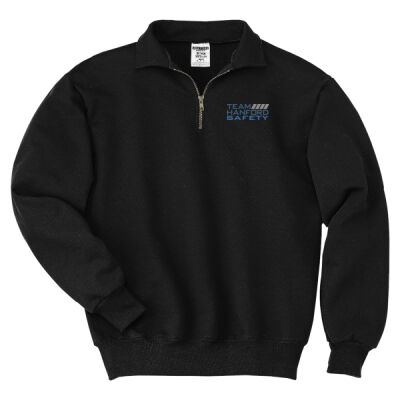 THS embroidered  - Super Sweats ® NuBlend ® 1/4 Zip Sweatshirt with Cadet Collar Thumbnail