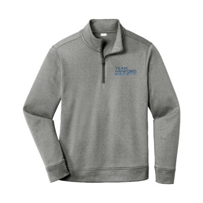 THS embroidered  - PosiCharge ® Sport Wick ® Heather Fleece 1/4 Zip Pullover Thumbnail