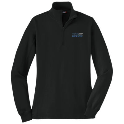 THS embroidered  - Ladies 1/4 Zip Sweatshirt  Thumbnail